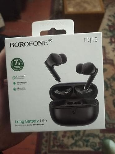 bluetooth mikrafon: Simsiz (Bluetooth) Qulaqcıqlar, Borofone, rəng - Qara — 2