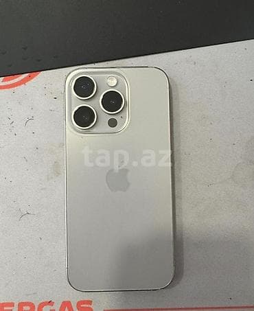 IPhone 15 Pro, 256 GB, Gümüşü, Face ID