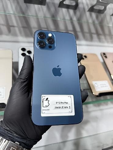 80 gb: IPhone 12 Pro Max, 256 GB, Göy — 1