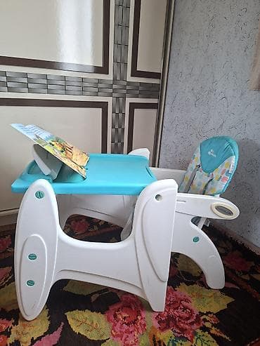 oyuncu oturacağı: Uşaq üçün transformasiya olunan yemək və fəaliyyət kreslosu/stolu - — 3