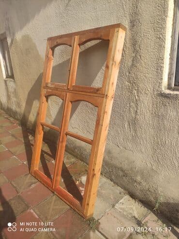 Yeni Taxta pəncərə, Еni: 220 sm, Uzunluğu: 330 sm