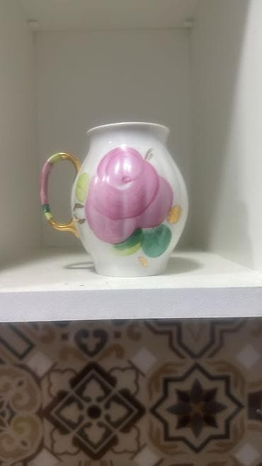 Porselėn südənik/kiçik sürahı - Material: keyfiyyətli parlaq