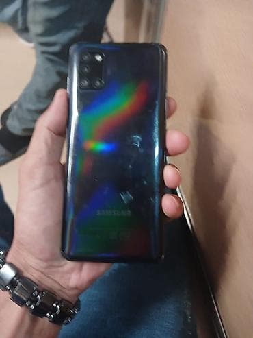 ev telefonlar: Samsung Galaxy A31, 64 GB, rəng - Qara, Barmaq izi — 1