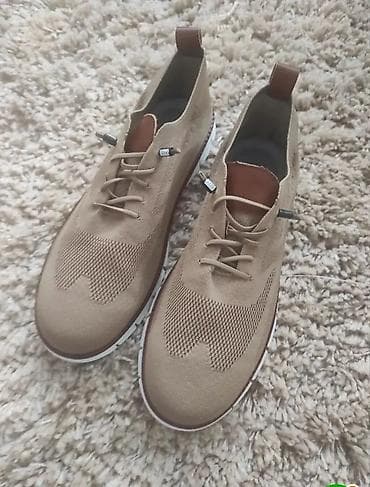 Botinkalar: Kişi idman-ket ayaqqabısı - Rəng: bej (qəhvəyi detallarla) - Üst — 2