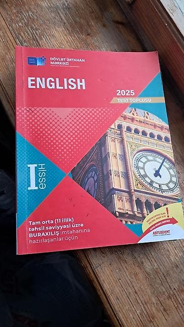 Məhsul: “English – Test Toplusu 2025”, I hissə Nəşriyyat/struktur