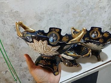 sufre: Madonna stili üslubda dekorativ porselen qab dəsti satılır. Qiymət 3 — 6