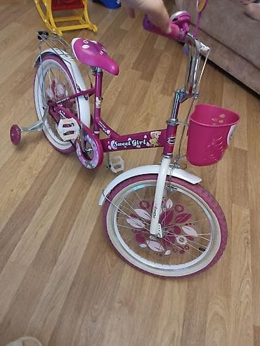 Uşaq velosipedi – “Sweet Girl” dizaynı - Rəng: çəhrayı-ağ, floral lalafo.az -da Uşaq velosipedi – “Sweet Girl” dizaynı - Rəng: çəhrayı-ağ, floral