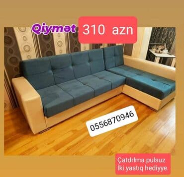 divan krovat: Künc divan, Yeni, Açılan, Bazalı, Parça, Şəhərdaxili pulsuz çatdırılma — 9