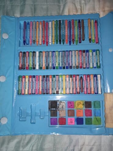 набор для рисования в баку: 206/208 hissəli rəsm dəsti – uşaq yaradıcılığı üçün tam komplekt az — 4