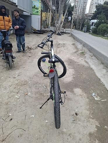 Uşaq velosipedləri: CROSS dağ velosipedi - Çərçivə: yüngül alaşımlı, qara rəngdə yaşıl — 4