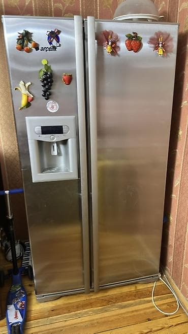 ТВ и видео: 2 двери Arcelik Холодильник Продажа, цвет - Серебристый, С диспенсером — 1
