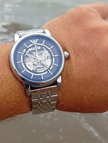 Emporio Armani mexaniki qol saatı - Korpus: paslanmayan polad — 1