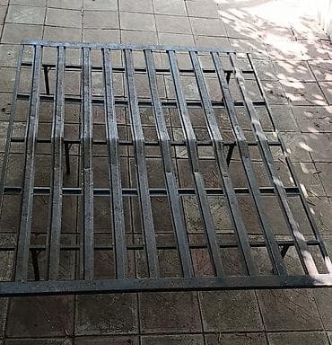 Ev və bağ: Metal çarpayı karkası - Material: qalın divarlı polad profil — 2