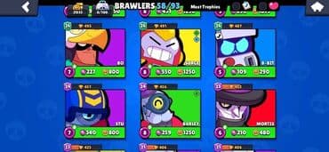 ucuz notbuk: Brawl Stars oyununda istifadə edilən dörd fərqli personajın təsviri — 4