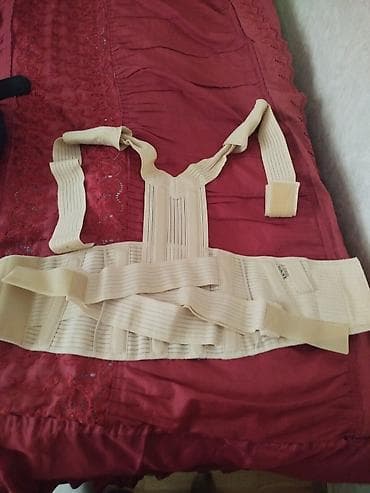 Bandajlar, korsetlər, korrektorlar: Ortopedik bel və duruş korrektor kəməri - Material: elastik — 1