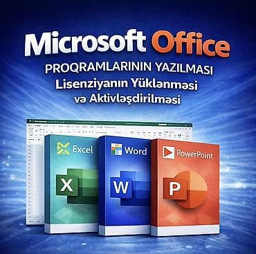 Microsoft Office proqramlarının yazılması, lisenziyanın yüklənməsi və lalafo.az -da Microsoft Office proqramlarının yazılması, lisenziyanın yüklənməsi və