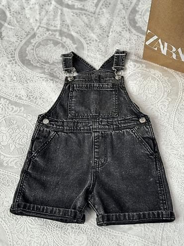 Uşaq arabaları: Məhsul: Uşaq üçün qısa kot kombinezon Xüsusiyyətlər: - Rəng: Qara — 1