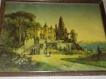 diw wekilleri: Çərçivəli tablo – “sahil villası” mövzulu reproduksiya - Janr — 3