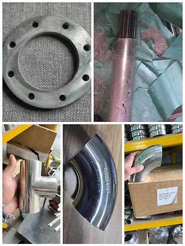 pol lakı: Su borusu, Qofrasız, Paslanmaz polad, 20 mm, Yeni — 4