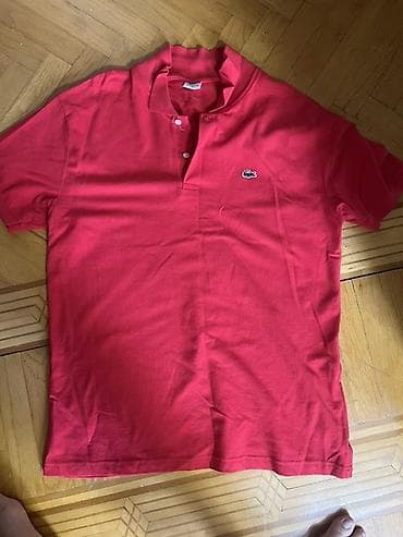 Polo köynək, Lacoste, 2XL, rəng - Qırmızı