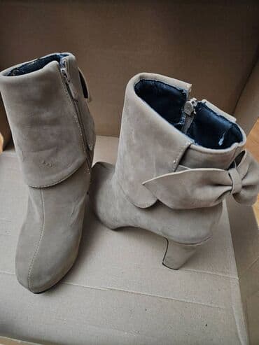 Botinka və botilyonlar: Ölçü: 39, rəng - Bej, İşlənmiş — 5