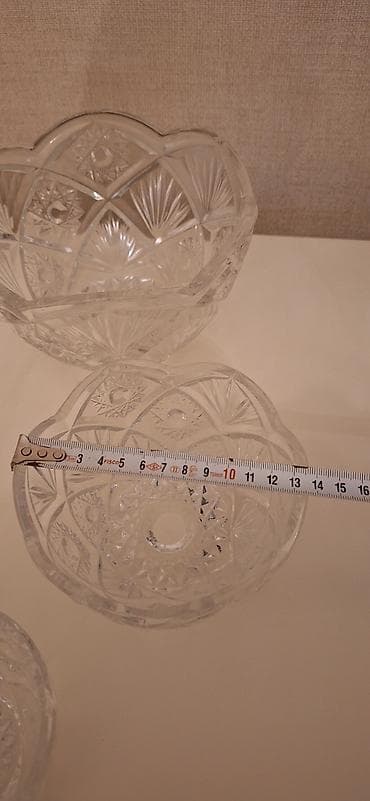 neman xrustal: Qedimi xrustal dest.6si birlikde 35azn Kristal qab dəsti - Material — 3