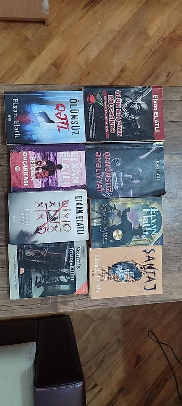 Məhsul: Elxan Elatlı kitabları dəsti 9 kitab birlikdə 50 AZN 1 ədəd