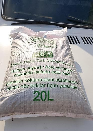dibcek satisi: Məhsul: Universal bitki torpaq qarışığı – 20L Tərkibi: perlit, torf — 1