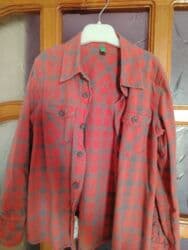 Информатика: Мужская рубашка, Benetton, One size, цвет - Красный at lalafo.az — 1 Информатика: Мужская рубашка, Benetton, One size, цвет - Красный — 1