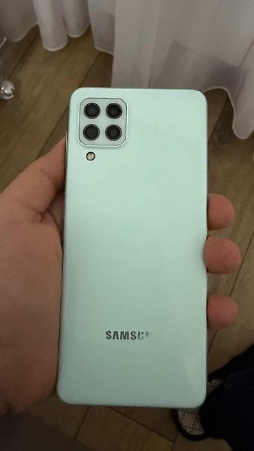 samsung galaxy cdma: Samsung Galaxy A22, 64 ГБ, цвет - Зеленый, Две SIM карты — 1