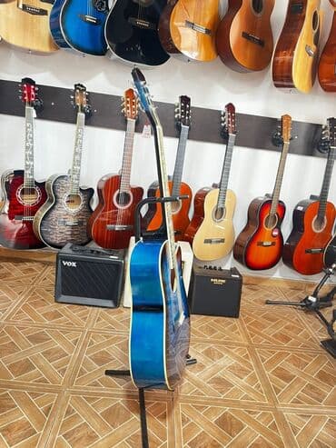 Musiqi alətləri: Akustik gitara, 6 sim, Yeni, Pulsuz çatdırılma — 3