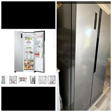 irşad electronics soyuducular: İşlənmiş 4 qapılı LG Soyuducu Satılır, rəng - Gümüşü — 1