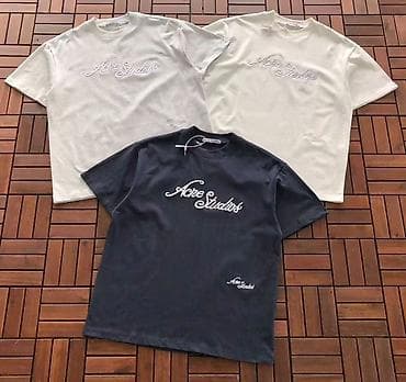 Acne Studios loqolu qısaqollu köynəklər - Model: uniseks, regular fit — 1