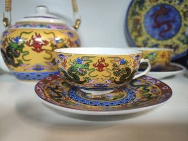 original cobalt: Çay dəsti — 2