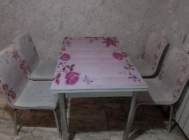 sade gul buketleri: Mətbəx üçün, Açılan, 4 stul — 1