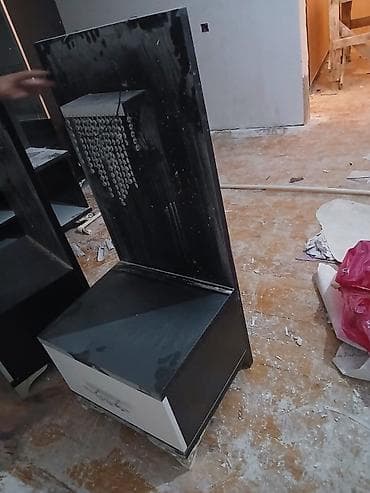 tək dolablar: Qara-ağ rəng palitrasında yataq otağı və qonaq otağı üçün dəst mebel — 5