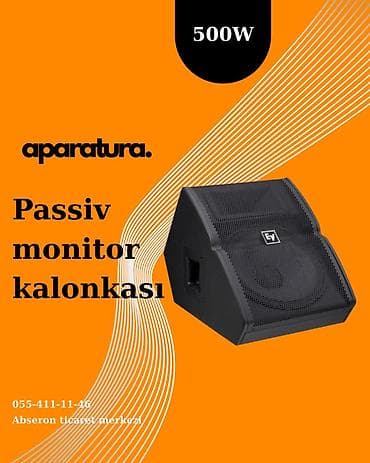 Electro-Voice (EV) Passiv Monitor – 500W Peşəkar səhnə və tədbirlər