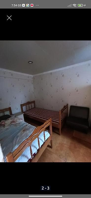 Kirayə üçün xırda həyət evi/otaq tipli mənzil Planlaşdırma: - 1 yataq — 2