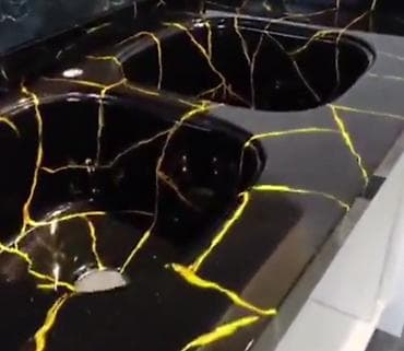 > *Mətbəx dəzgahını baha alma!* > Tökmə mərmər dəzgah üstü — — 4