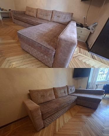 divan satisi: Divan satılır 300₼. Açılır bazası var. təcili evdən çıxmalıdır. Ünvan — 1
