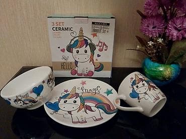 Nahar dəsti, rəng - Ağ, Keramika — 1