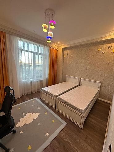Mənzillər: İcarəyə verilir 3 otaqlı yeni tikili 101 m², Ağ şəhər q. Kateqoriya — 4