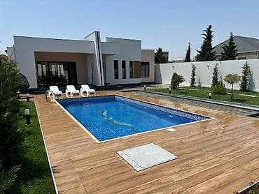 Баку, Горадиль, 182 м², 4 комнаты, С бассейном, Водопровод, Комби, Газ