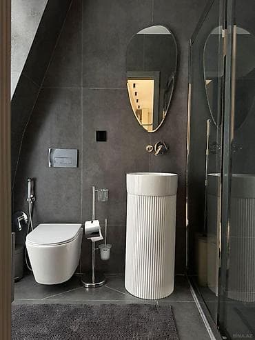 studio menziller: İcarəyə verilir 2 otaqlı yeni tikili 58 m², Ağ şəhər q. Kateqoriya — 4