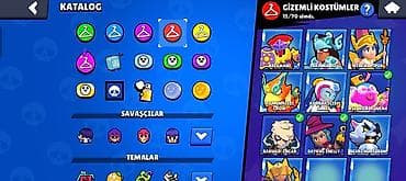 Ювелирные изделия: Brawl Stars oyunu üçün yüksək səviyyəli hesab - Kupa: 53,075+ - — 3
