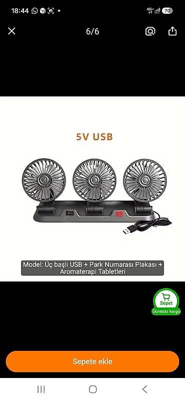 mini ventilyator: Ventilyator serinkeş maşın üçün kampüter üçün ev üçün vatsap — 1
