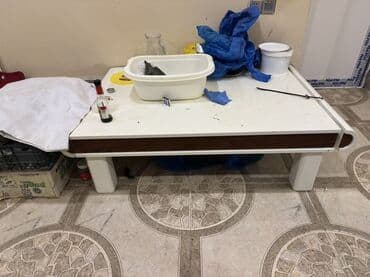 İşlənmiş, Açılmayan, Dördbucaq masa