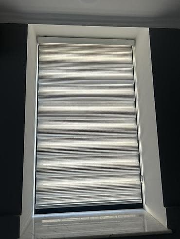 jalyüz: Zebra jalüz pərdə - Model: Zebra (ikili qat), zolaqlı dizayn - Rəng — 5