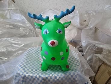 oyuncaq ayi type 1: Uşaq üçün şişmə tullanma oyuncağı – maral fiquru - Material: qalın — 2
