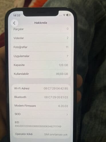 IPhone 12 Pro, 128 GB, Mavi, Face ID